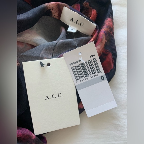 A.L.C Draped Satin Poppy Gown - Picture 7 of 9